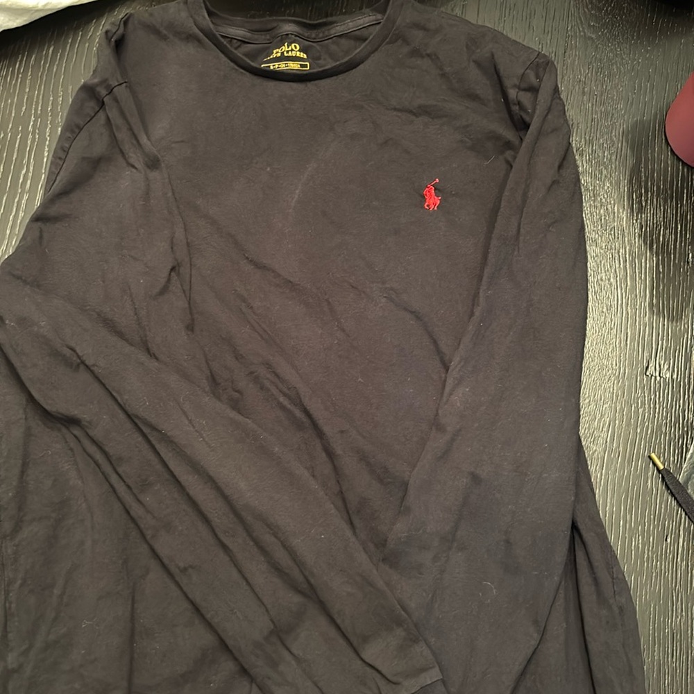 2 men’s long sleeve t polo Ralph Lauren size small